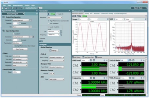 AudioPrecision APx500 音频分析软件